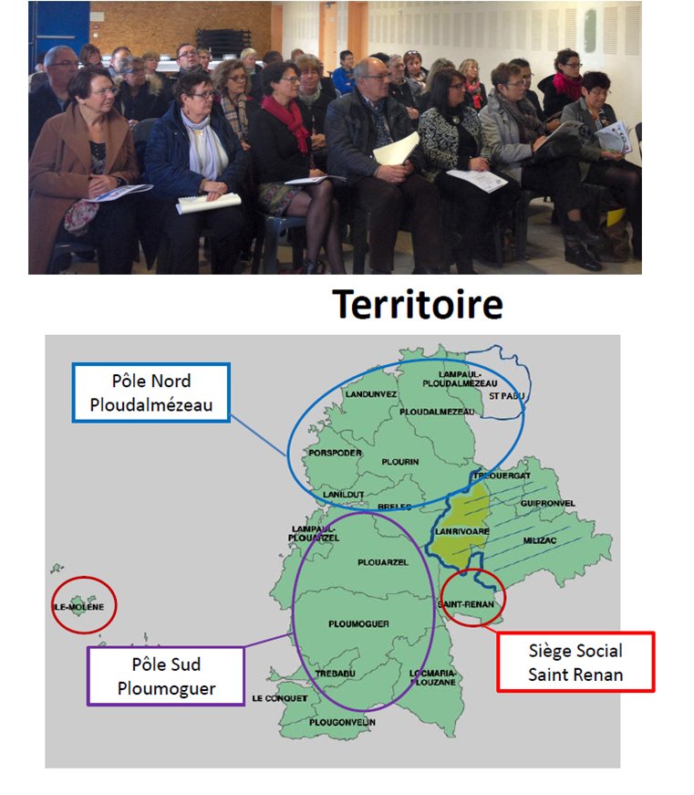 L'ADMR de Ploudalmézeau et L'ADMR Saint Pabu-Lampaul Ploudalmézeau fusionnent avec l'ADMR du Pays d'Iroise