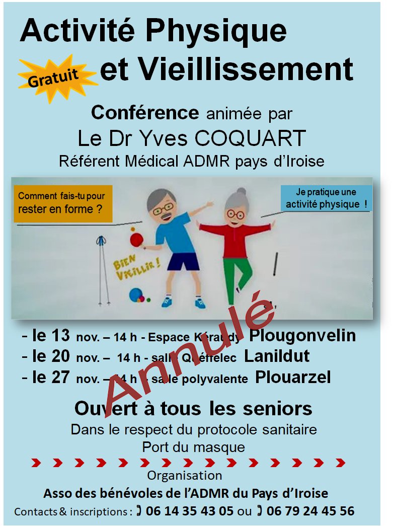 Conférence "l'activité physique et le Vieillissement"