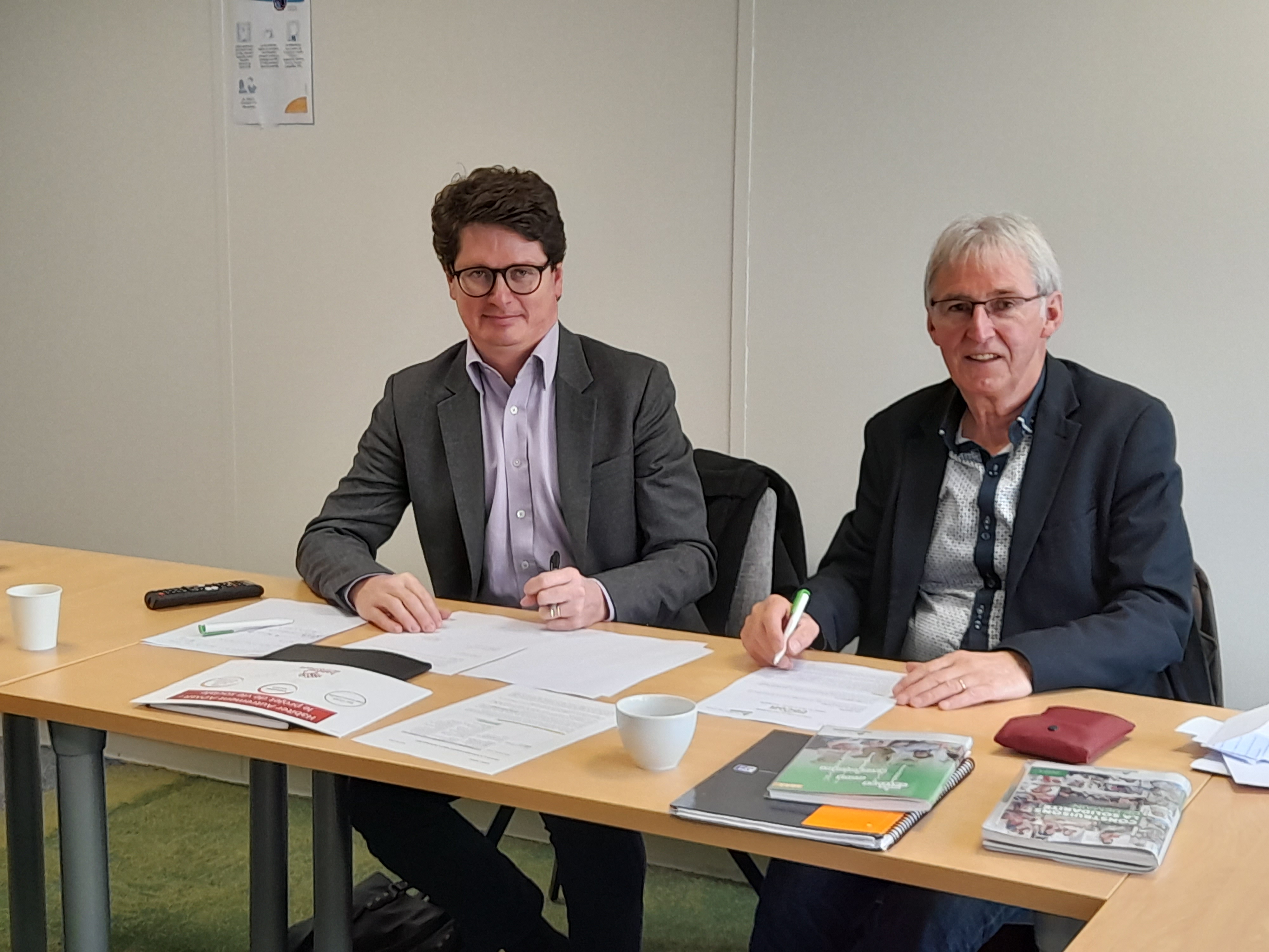 Habitat inclusif à Plouarzel - signature de la convention avec Aménatys