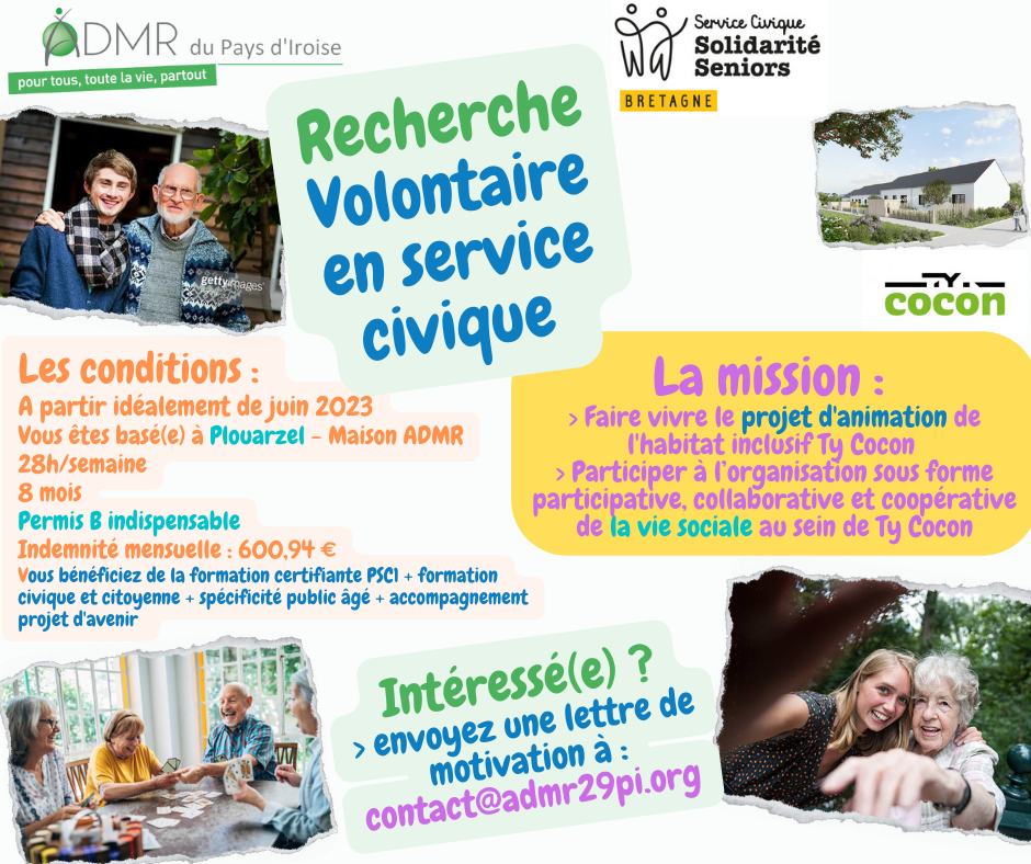 MISSION DE SERVICE CIVIQUE SOLIDARITE SENIORS