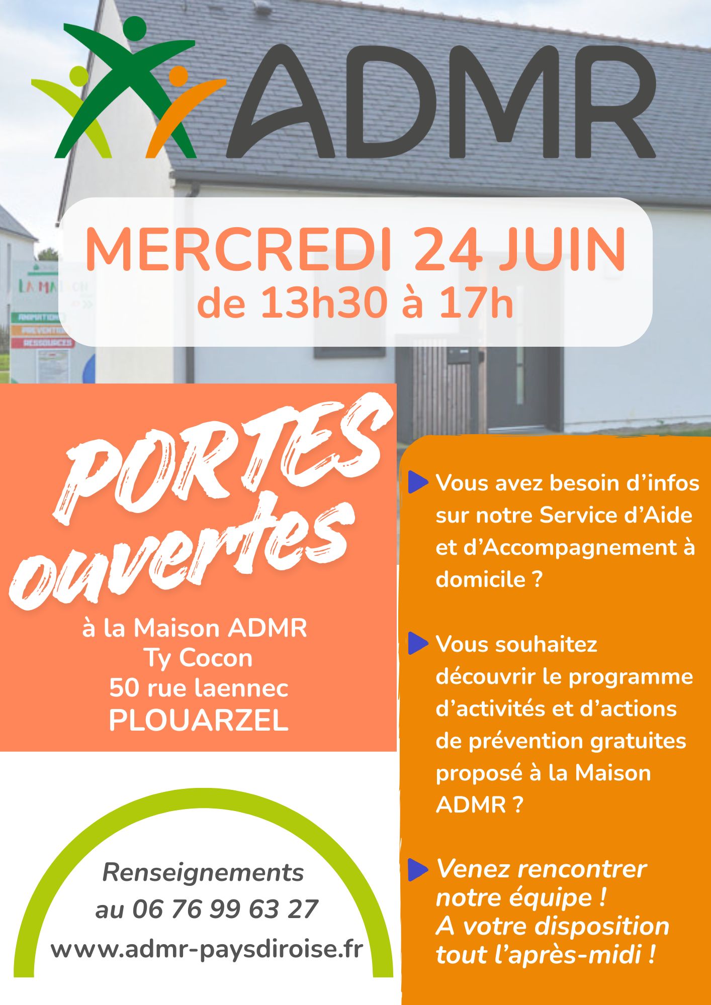 Portes ouvertes ADMR / Maison ADMR